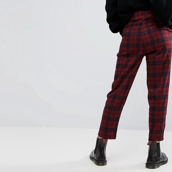 Red patterned pants Clearance